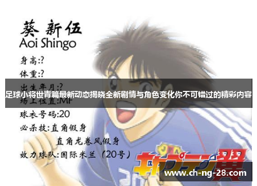 足球小将世青篇最新动态揭晓全新剧情与角色变化你不可错过的精彩内容