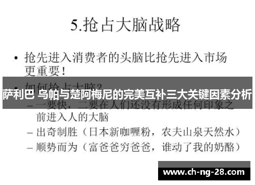 萨利巴 乌帕与楚阿梅尼的完美互补三大关键因素分析